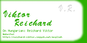 viktor reichard business card